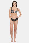 PrettyCat Medium Rise Half Coverage Bikini Panty - Black — thumbnail 5