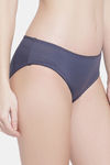 PrettyCat Medium Rise Half Coverage Bikini Panty - Grey — thumbnail 2