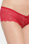 PrettyCat Low Rise Half Coverage Bikini Panty - Red — thumbnail 2