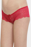 PrettyCat Low Rise Half Coverage Bikini Panty - Red — thumbnail 3