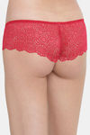 PrettyCat Low Rise Half Coverage Bikini Panty - Red — thumbnail 4