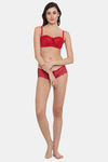 PrettyCat Low Rise Half Coverage Bikini Panty - Red — thumbnail 5