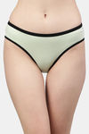 PrettyCat Medium Rise Three-Fourth Coverage Bikini Panty - Green — thumbnail 1