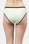 PrettyCat Medium Rise Three-Fourth Coverage Bikini Panty - Green — thumbnail 2