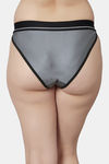 PrettyCat Low Rise Half Coverage Thong - Grey — thumbnail 2