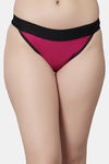 PrettyCat Low Rise Half Coverage Thong - Pink — thumbnail 1