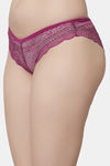PrettyCat Medium Rise Half Coverage Bikini Panty - Purple — thumbnail 3
