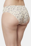 PrettyCat Medium Rise Three-Fourth Coverage Bikini Panty - Beige — thumbnail 2