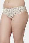 PrettyCat Medium Rise Three-Fourth Coverage Bikini Panty - Beige — thumbnail 3