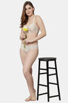 PrettyCat Medium Rise Three-Fourth Coverage Bikini Panty - Beige — thumbnail 5