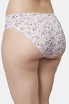 PrettyCat Medium Rise Three-Fourth Coverage Bikini Panty - Pink — thumbnail 2