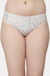 PrettyCat Medium Rise Three-Fourth Coverage Bikini Panty - Beige — thumbnail 1