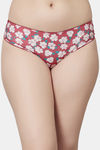 PrettyCat Medium Rise Three-Fourth Coverage Bikini Panty - Red — thumbnail 1