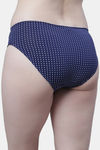 PrettyCat Medium Rise Half Coverage Bikini Panty - Blue — thumbnail 2