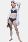 PrettyCat Medium Rise Half Coverage Bikini Panty - Blue — thumbnail 5