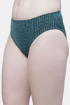 PrettyCat Medium Rise Half Coverage Bikini Panty - Green — thumbnail 3