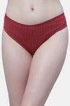 PrettyCat Medium Rise Half Coverage Bikini Panty - Red — thumbnail 1