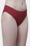 PrettyCat Medium Rise Half Coverage Bikini Panty - Red — thumbnail 4