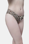 PrettyCat Medium Rise Half Coverage Bikini Panty - Beige — thumbnail 4