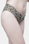 PrettyCat Medium Rise Half Coverage Bikini Panty - Green — thumbnail 4