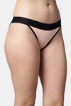 PrettyCat Low Rise Half Coverage Thong - Peach — thumbnail 4