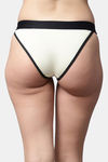 PrettyCat Low Rise Half Coverage Thong - Yellow — thumbnail 2