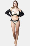 PrettyCat Low Rise Half Coverage Thong - Yellow — thumbnail 5