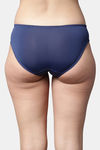 PrettyCat Medium Rise Three-Fourth Coverage Bikini Panty - Blue — thumbnail 2