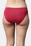 PrettyCat Medium Rise Three-Fourth Coverage Bikini Panty - Red — thumbnail 2