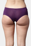PrettyCat Medium Rise 3/4th Coverage Bikini Panty - Purple — thumbnail 2