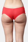 PrettyCat Medium Rise 3/4th Coverage Bikini Panty - Red — thumbnail 2