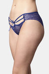 PrettyCat Low Rise Half Coverage Bikini Panty - Blue — thumbnail 3