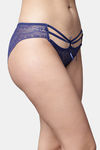 PrettyCat Low Rise Half Coverage Bikini Panty - Blue — thumbnail 4