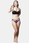 PrettyCat Low Rise Half Coverage Bikini Panty - Blue — thumbnail 5