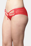 PrettyCat Low Rise Half Coverage Bikini Panty - Red — thumbnail 3