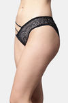 PrettyCat Low Rise 3/4th Coverage Bikini Panty - Black — thumbnail 3