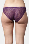PrettyCat Low Rise 3/4th Coverage Bikini Panty - Purple — thumbnail 2