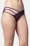 PrettyCat Low Rise 3/4th Coverage Bikini Panty - Purple — thumbnail 4