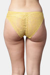PrettyCat Low Rise 3/4th Coverage Bikini Panty - Yellow — thumbnail 2