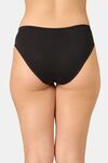 PrettyCat Mid Rise Sexy Lace Bikini Panty  - Black — thumbnail 2