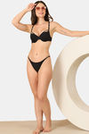 PrettyCat Low Rise Sexy G-String Panty  - Black — thumbnail 4