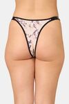 PrettyCat Rhinestone Low Rise Sexy G-String Panty  - Multi — thumbnail 2