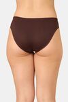 PrettyCat Mid Rise Sexy Lace Bikini Panty  - Brown — thumbnail 2