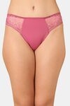 PrettyCat Mid Rise Sexy Lace Bikini Panty  - Pink — thumbnail 1