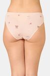 PrettyCat Mid Rise Sexy Printed Bikini Panty  - Pink — thumbnail 2