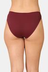 PrettyCat Mid Rise Sexy Lace Bikini Panty  - Wine — thumbnail 2
