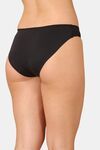 PrettyCat Mid Rise Sexy Lace Bikini Panty  - Black — thumbnail 2