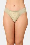 PrettyCat Mid Rise Sexy Lace Bikini Panty  - Green — thumbnail 1