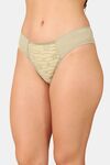PrettyCat Mid Rise Sexy Lace Bikini Panty  - Green — thumbnail 3