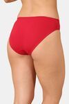 PrettyCat Mid Rise Sexy Lace Bikini Panty  - Red — thumbnail 2